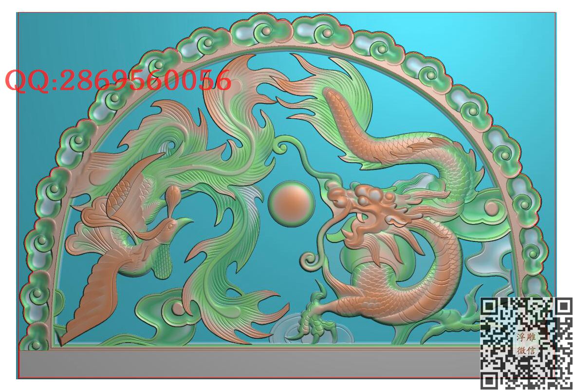 50 祥云龙凤墓碑_龙凤呈祥龙凤戏珠精雕图浮雕图